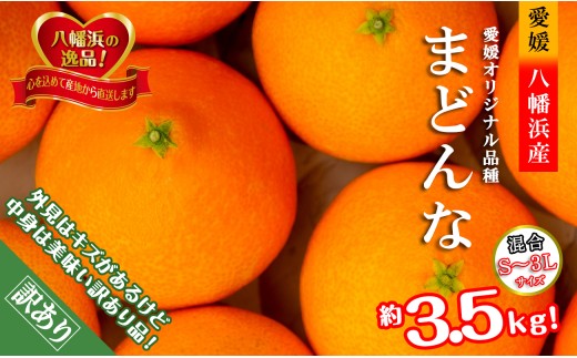 2026年11月発送開始　ぷるぷる食感!「 まどんな 」約3.5 キロ＜ 訳あり ＞＜D39-44＞【1419628】 YWTF022