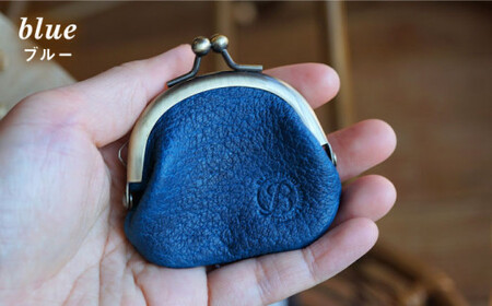 【イノシシ革】がまぐちコインケース≪糸島≫【BLESS LEATHER】クラフト/革製品/オリジナル/レザー [AAA011]