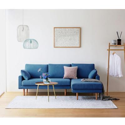 ふるさと納税 筑後市 レオ カウチソファー ネイビー BR脚 2P右肘+CL左肘【5年保証】【高野木工】 |  | 01