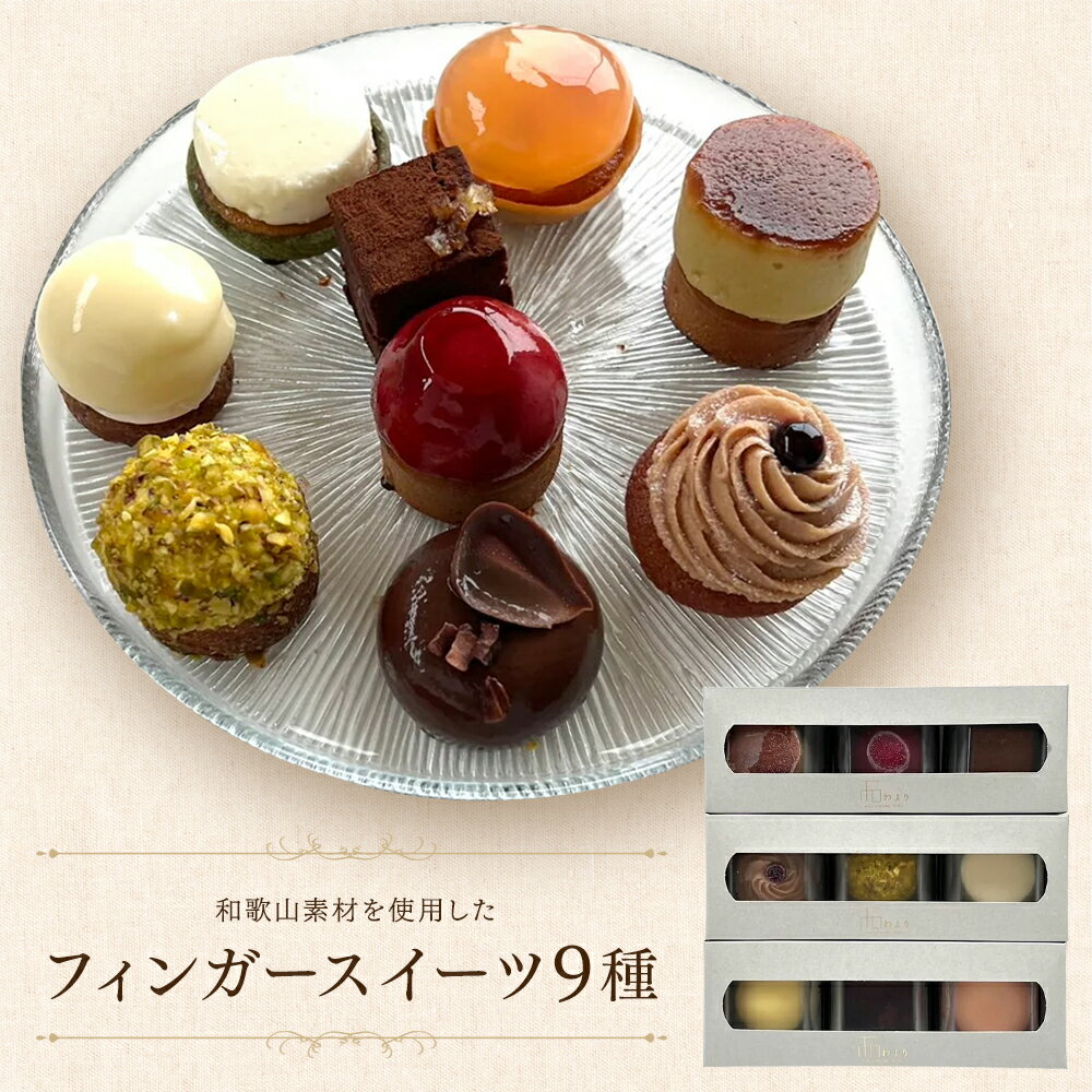 【ふるさと納税】わより定番フィンガースイーツ　9点セット/スイーツ お菓子 和歌山 田辺