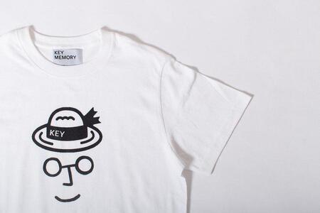【2サイズ】【KEY MEMORY】Straw hat T-shirts WHITE