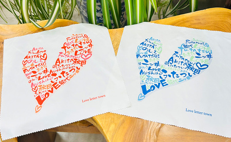 ふるさと秋田能代ふたついオリジナルデザイン雑貨セット（ポストカード Tシャツ メガネクロス ギフト用袋）秋田 能代 二ツ井 雑貨 ギフト TシャツS