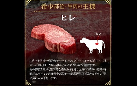 松阪牛 A5 ヒレステーキ 360g　( 牛肉 ブランド牛 高級 和牛 国産牛 松阪牛 松坂牛 ステーキ ヒレ ヒレステーキ 牛肉 ステーキ 松阪牛 牛肉 ステーキ 冷凍 人気 おすすめ ランキング 