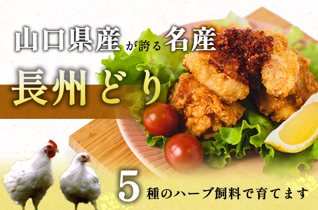 長州どり もも 切り身 合計1.8kg (300g×6パック)｜山口県美祢市