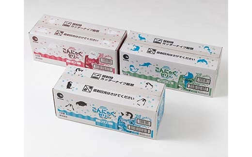 ラムネ・メロンソーダ･コーラこんにゃくゼリー(20g×6個×12袋入)×各1箱 F21E-239