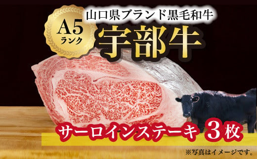 
【宇部牛】 サーロインステーキ 3枚【山口県 宇部市 牛 牛肉 黒毛 和牛 ブランド 山口県唯一 地元発ブランド牛 希少 まちのお肉屋さん ストレスフリー オレイン酸60％以上 脂まで柔らかい おいしい 旨味 リピート】
