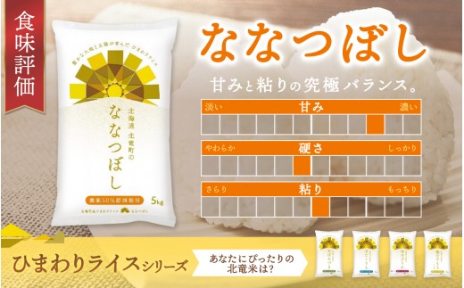 令和8年産 食べ比べ 少量 セット 8kg (2kg×4種) / ゆめぴりか ななつぼし おぼろづき きたくりん / 新米 お米 ごはん 農薬節減栽培 北海道米 お試し 【sun400-set-all