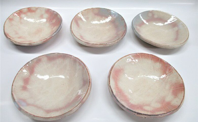 【ふるさと納税】萩焼 8代佳炎作 組小鉢