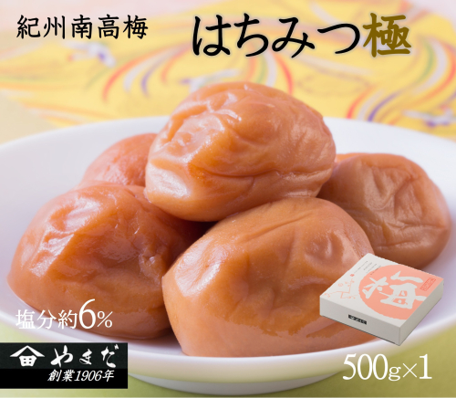 紀州南高梅はちみつ極 塩分約6％（500ｇ）