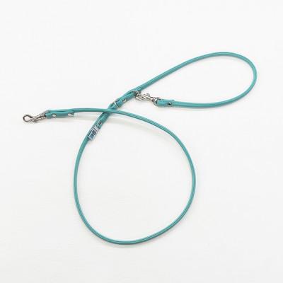 ふるさと納税 八潮市 丸めリード【Mサイズ】エターナルグリーン(本革製)kazama premium