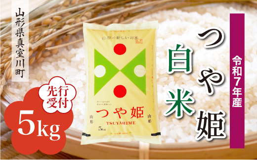 
            ＜令和7年産米先行受付＞ 真室川町産 特別栽培米 つや姫 【白米】 5kg （5kg×1袋）＜配送時期指定可＞
          