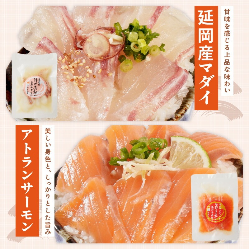 【冷凍】海鮮漬け丼5種お試しセット N019-YA192