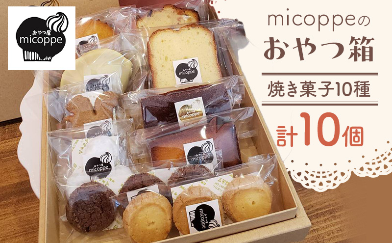おやつ屋micoppeのおやつ箱（焼き菓子10種・計10個）焼菓子 