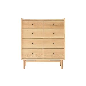 旭川家具 MUKU工房オリジナル ジャム リビングチェスト 北海道ナラ 【 国産 無垢 インテリア 木製 収納 ナチュラル キャビネット チェスト リビング ダイニング 北海道 】 _04576