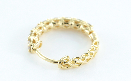 K18YG　ダイヤモンド　ピアス　0.50ct【P17784B】