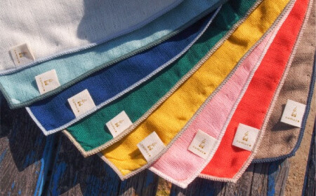 cumuco（クムコ）６重織ガーゼフィールドタオル ２枚セット _きいろ【G0291】