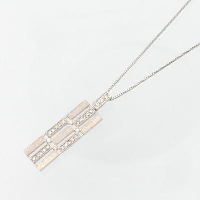 ふるさと納税 昭和町 PT900/PT850 0.18ct ダイヤモンド ペンダントネックレス HH-019745 |  | 01