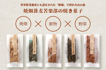 椎葉村の焼畑農家がつくった 蕎麦粉クラッカー【手づくりの焼菓子】YS-34