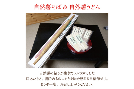 AJ002　益子・まるほ農園の自然薯そばと自然薯うどん　10袋セット