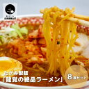 【ふるさと納税】たがみ製麺 「龍覚の絶品ラーメン」8食セット