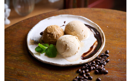 【待望のコラボ企画！】ユフノカタチ ~3種のコーヒーアイス~（3種×2個　計6個）