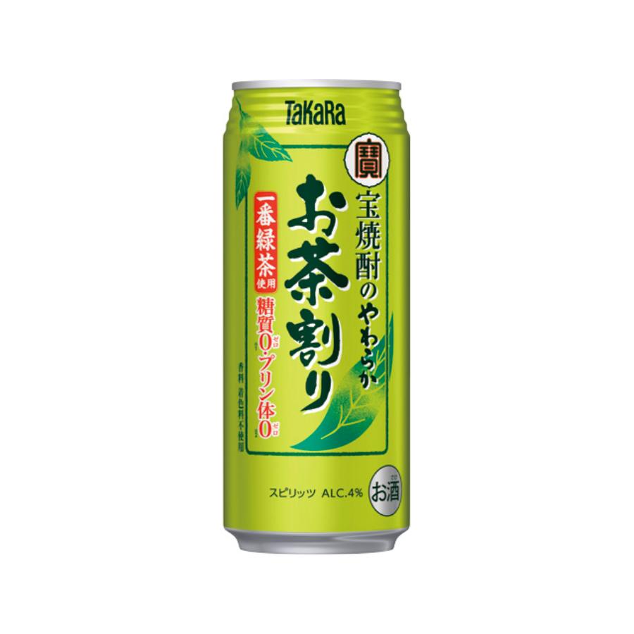 ＜タカラ＞宝焼酎のやわらかお茶割り480ml×24本