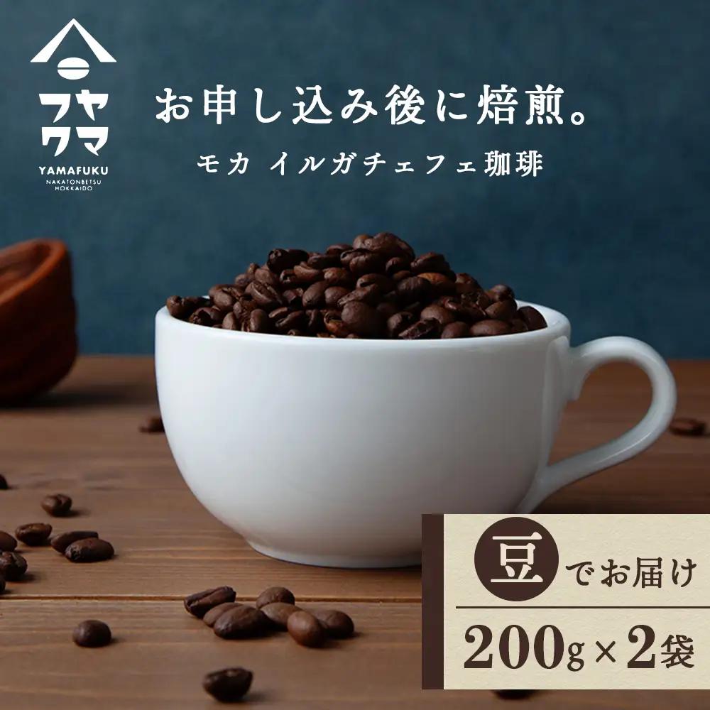 イルガチェフェ（豆） 200g×２袋 自家焙煎珈琲 コーヒー