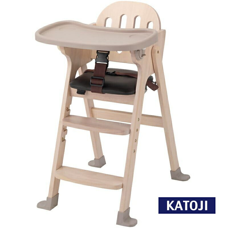 【ふるさと納税】カトージ 木製ハイチェア Easy-sit イージーシット （ホワイトウォッシュ）| カトージ KATOJI ブランド キッズ 子ども 赤ちゃん 幼児 子育て ベビー 椅子 イス ハイチェア チャイルドチェア ベビーチェア 家具 テーブル おしゃれ お食事 ダイニング