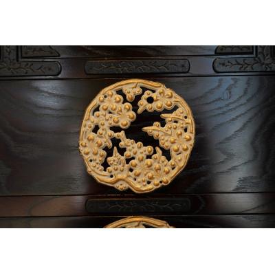 ふるさと納税 奥州市 岩谷堂箪笥　脚付チェスト　白梅　伝統工芸品 [AF015] |  | 03