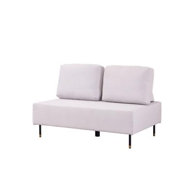 ふるさと納税 大川市 Carlo カルロ 幅140cm アイランドソファ ミルキーホワイト 【モーブル】【大川家具】