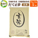 【ふるさと納税】【令和6年産・玄米】宮城県栗原市産 だて正夢 5kg (5kg×1袋)