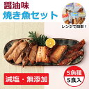 【ふるさと納税】【能登半島地震復興支援】レンジで簡単　醤油　焼き魚セット※着日指定不可