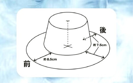 【児島】デニムウエスタンハット セルヴィッチデニム／12oz 雑貨 小物 ファッション  ふるさと納税限定