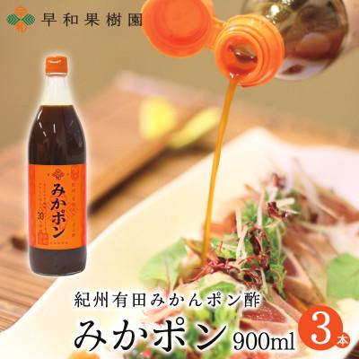 ふるさと納税 有田市 【早和果樹園】みかポン900ml×3本入