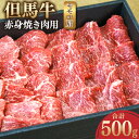 【ふるさと納税】但馬牛 赤身焼き肉用（モモ又は肩） 500g お肉 肉 牛肉 赤身 赤身肉 モモ モモ肉 牛モモ 肩 肩肉 牛肩 焼肉 焼き肉 BBQ バーベキュー 冷凍 お取り寄せ グルメ お祝い 内祝い 【配送不可地域：離島】【1046854】兵庫県 新温泉町 送料無料