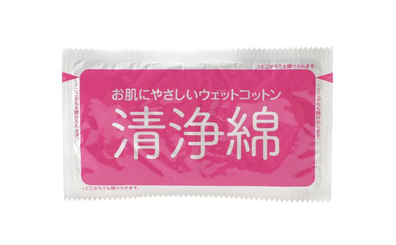 【 ノンアルコール 】 アメジスト ファミレ清浄綿 100包 × 10個（ 1ケース ） [ 清浄綿 個包装 天然 コットン 滅菌 医薬部外品 乳児 幼児 赤ちゃん ベビー 大人 介護 お口 おしり 