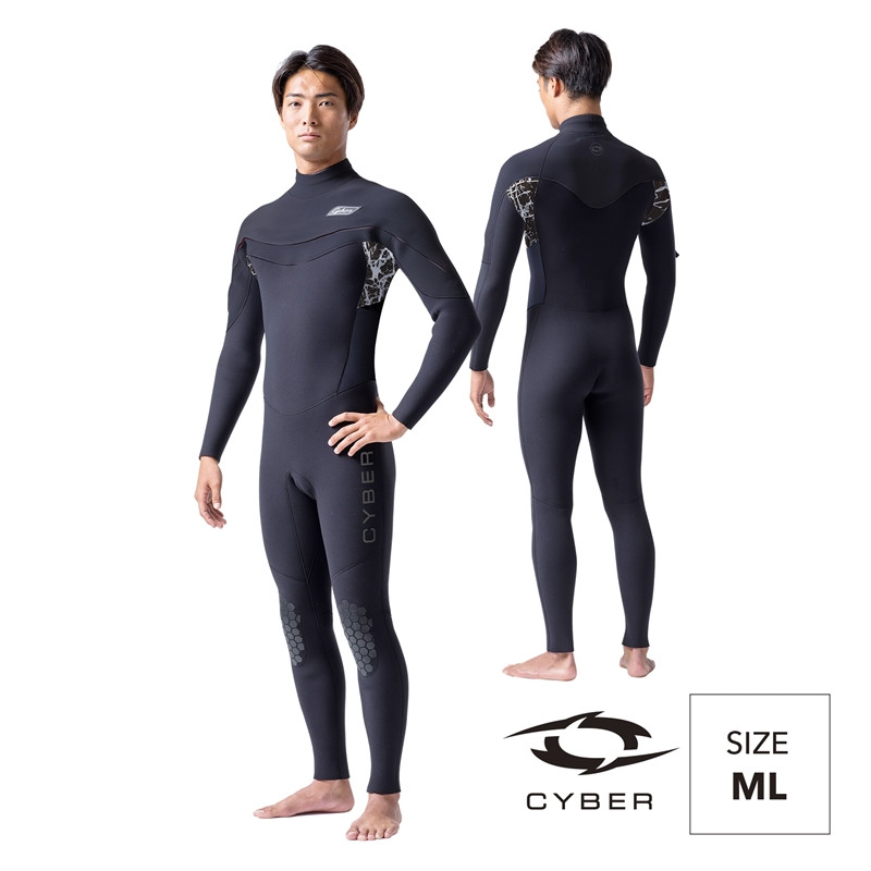 
ウエットスーツ CYBER 3/3mm LIGHT-ZERO-Ltd フルスーツ FALL/WINTER仕様 MLサイズ
