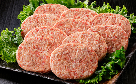 十勝ナイタイ和牛 ビーフ&ポーク ハンバーグ 120g×20個 北海道産 牛 豚 肉 牛肉 豚肉 合挽き 和牛 5・4等級 黒毛和牛 冷凍