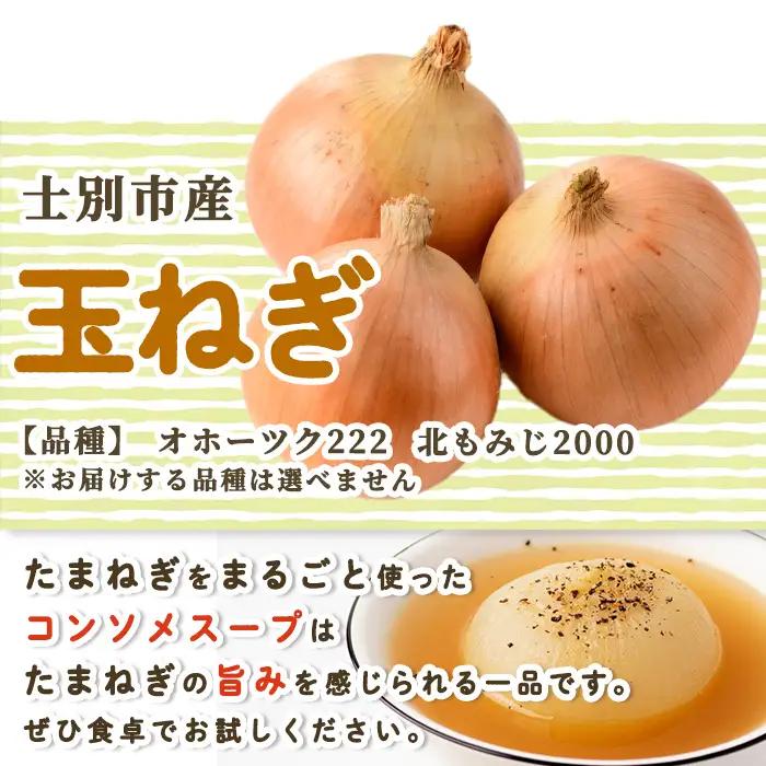 ＜先行予約受付中＞《数量・期間限定》北海道士別産 玉ねぎ(3kg)【2026年10月中旬以降順次発送】 たまねぎ 玉葱 野菜 北海道産 士別市産 料理 オニオン 【士別農園】【A7156】