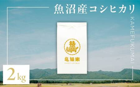 令和7年産 極上 魚沼産コシヒカリ「亀福米」2kg (特別栽培米) 株式会社亀福 |  津南町 魚沼産コシヒカリ