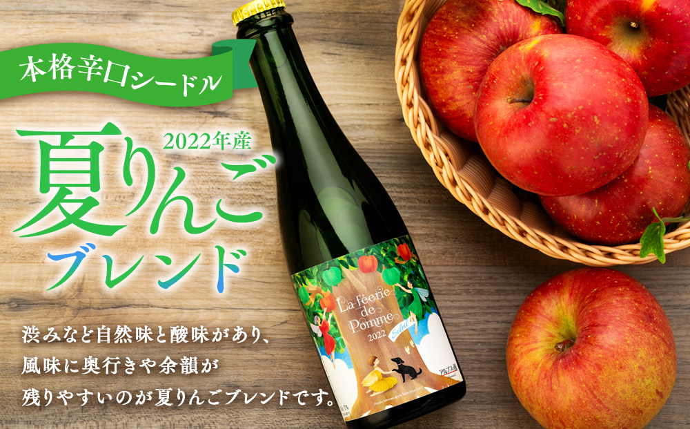 シードル 2021年産冬 2022年産 2本 詰め合わせ セット ハーフ