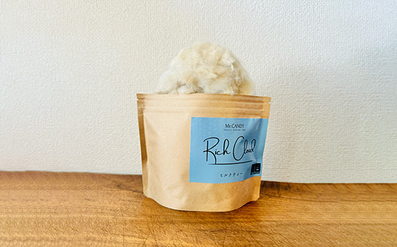 オトナ綿飴Rich Cloud洋風3種セット ／ わたあめ わたがし 綿あめ 綿菓子 スイーツ デザート おやつ ほどける口溶け 新食感 ソルトカカオ ミルクティー カフェラテ 埼玉県 No.135