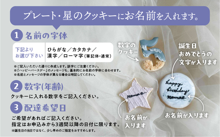 お誕生日用（海の生き物）アイシングクッキー13枚入り 誕生日 男の子 お祝い 御祝いクッキー【one sweets】【116-4】