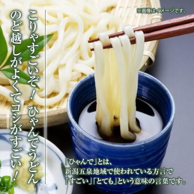 ふるさと納税 十日町市 ひゃんでうどん(600g×8袋)約48人前 松代そば善屋 新潟県十日町市 |  | 01