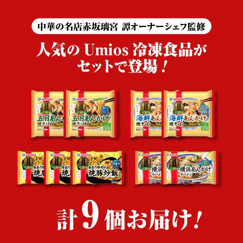 Umios 冷凍食品 詰合せセット 4種類 合計9個セット 045-005