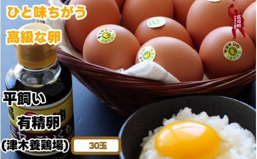 平飼い！高級有精卵 30個入り（Lサイズ）【ymg609-p-30】