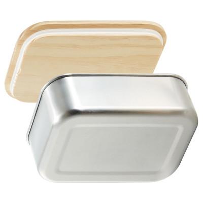 ふるさと納税 奈良市 596520 STCN9 木蓋付ステンレス フード コンテナー 850ml 奈良市 14-022 |  | 03
