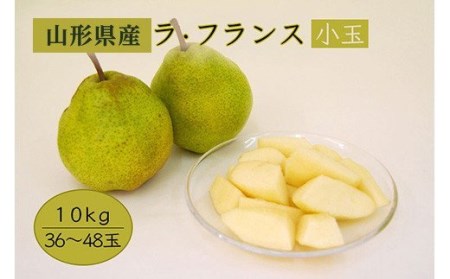 《先行予約 2026年度発送》【山形県産】小玉ラ・フランス10kg（36～48玉/M～2Lサイズ） なし ナシ 梨 デザート フルーツ 果物 くだもの 果実 食品 山形県 FSY-0882