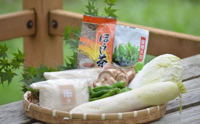 
産地直送！！南山城村ふるさと味わいセットB【村のお野菜・お茶・お米】 [№5299-0057]
