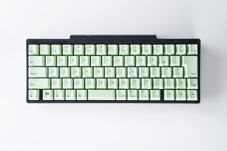 HHKB Professional HYBRID Type-S 日本語配列／墨（山葵キートップセット付き(中央印字)）